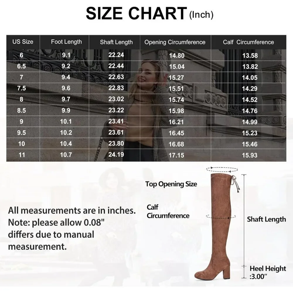 Women's Mocha Brown Suede Inner Zipper Thigh High Over The Knee High Heel Boots